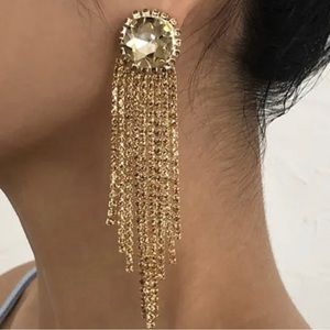 Gold Tassel earrings